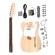 thumbnail image 3 of Kit de guitarra eléctrica DIY sin terminar, diapasón de , cuello de guitarra, piezas de guitarra, piezas de instrumentos de cuerda, 3 of 9