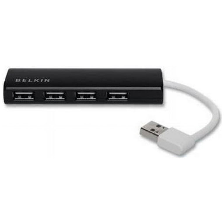 Ultra-Slim Travel Hub, 4 Ports, Nightshade/White Ultra-Slim Travel Hub, 4 Ports, Nightshade/White