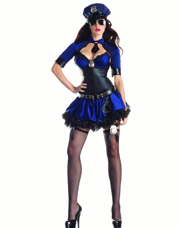 Sultry Officer Adult Womens Plus Size Costume 