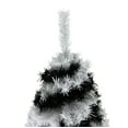 thumbnail image 3 of Tree Buddees Black and White Swirl Halloween Tree - Unique Christmas Tree 4 Feet Tall Decoration, 3 of 7