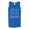 thumbnail image 2 of Half Hood Half Holy Pray With Me Mens Graphic Tank Top, Royal, 2XL, 2 of 3