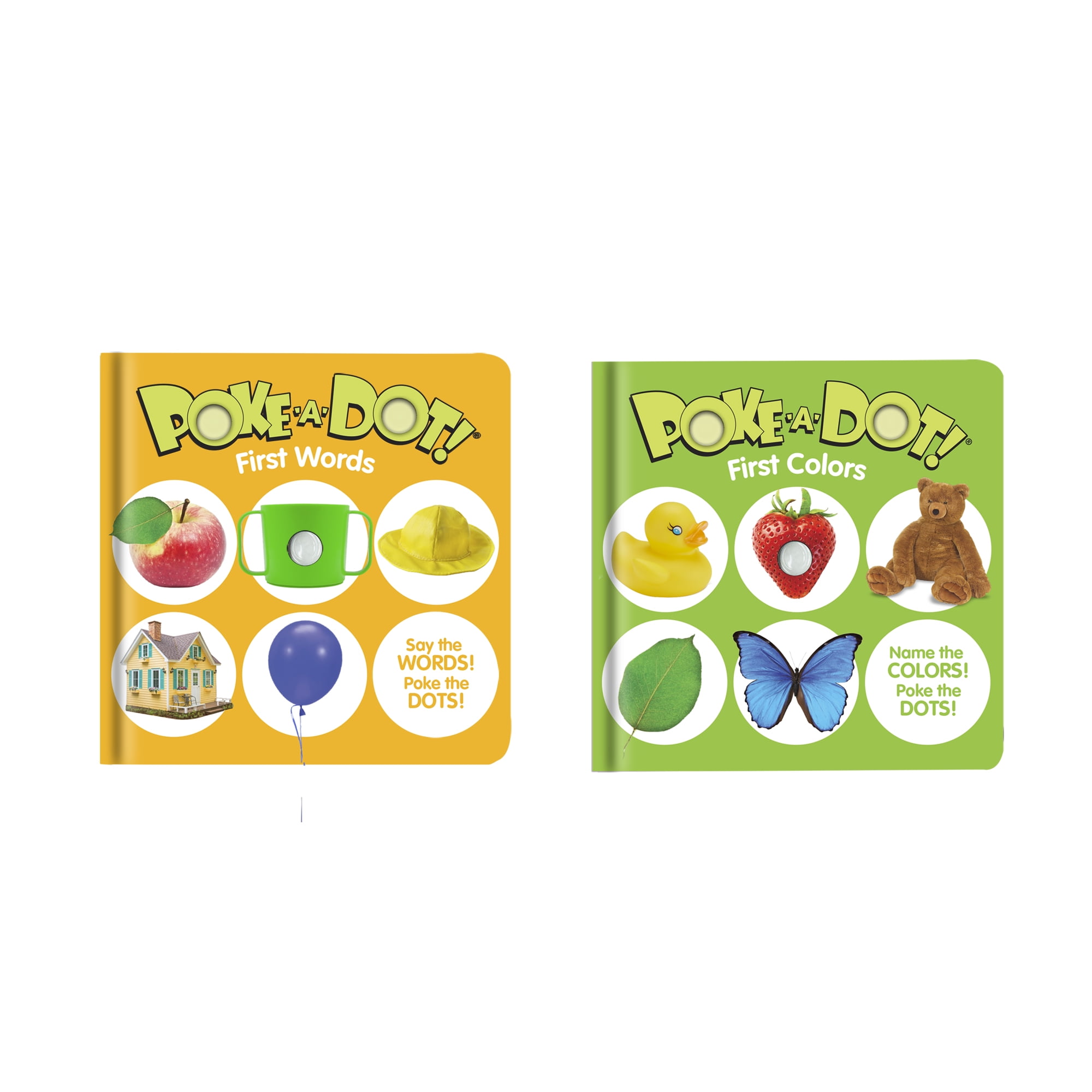 Melissa & Doug Children's Book – Poke-a-Dot: First Words (Board Book with  Buttons to Pop)