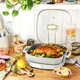 thumbnail image 2 of Beautiful 5 in 1 Electric Skillet - Expandable up to 7 Qt with Glass Lid, White Icing by Drew Barrymore, 2 of 22