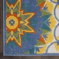 thumbnail image 6 of Nourison Aloha Bold Floral Flatweave High-Low Indoor Outdoor Runner Rug Multicolor 2' x 6', 6 of 8