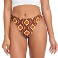 thumbnail image 1 of Fotbe 70's Retro Tanga Sin Costuras para Mujer con Estampado – Panties Invisibles, Transpirables y Cómodos para Uso Diario-Medium, 1 of 6