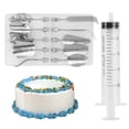 thumbnail image 4 of Kit De Tuberías Para Pasteles ANGGREK Boquilla de Jeringa Acero Inoxidable Reutilizable, 4 of 7