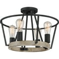 thumbnail image 6 of Quoizel Brockton 4-Light 18" Ceiling Light in Grey Ash, 6 of 6
