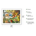 thumbnail image 2 of Island Bounty - Traditional Hawaiian Thatched Grass Hale (House) - From an Original Hawaii Watercolor Painting by Peggy Chun - Fine Art Rolled Canvas Print 20in x 26in, 2 of 4