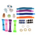 thumbnail image 2 of ITFABS Decompression Toys Kit, Fidget Pad Puzzle Ring Squeezing Toys Set, 2 of 10