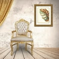 thumbnail image 3 of Nai, Danhui 15x18 Gold Ornate Wood Framed with Double Matting Museum Art Print Titled - Retro Big Leaf III, 3 of 4