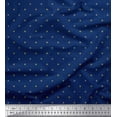 thumbnail image 1 of Soimoi Georgette Viscose Fabric Square Shirting Printed Craft Fabric by The Yard 42 Inch Wide, 1 of 1