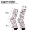 thumbnail image 2 of Fuzoiu sloth cartoon Print Kids Socks For Boys Girls,Grip Crew Socks with Non Slip,Lightweight Stretch Crew Socks,Toddlers Crew Boot Socks, 2 of 5