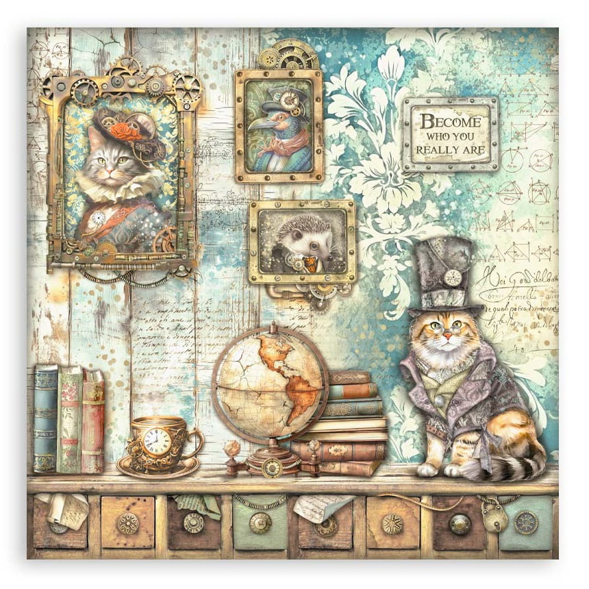 Stamperia Single-Sided Paper Pad 12"X12" 22/Pkg-Alterego