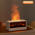 thumbnail image 2 of Cheminée à Flamme 3D Machine d'Aromathérapie Humidificateur Coloré avec Télécommande, 2 of 9
