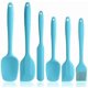 thumbnail image 1 of Silicone Spatula Set - 6 Piece Nonstick Rubber Spatula with Stainless Steel Core - Heat Resistant Spatula Kitchen Utensil Set for Baking and Baking, 1 of 5