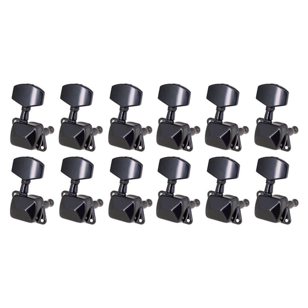 Billuyoard Clavijas de afinación de 6 piezas, cabezales de máquina profesionales, teclas, botones, accesorios de instrumentos, piezas de Type1 NO1