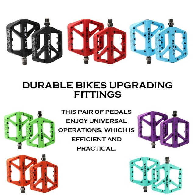 Bike Pedals Parts Bicycle Accessory Modified Component Professional Anti-skid Cycling Pedal Replacement Bicycles Components Purple