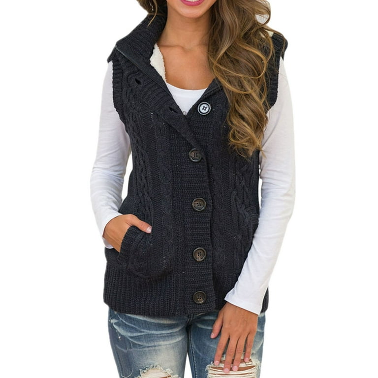 Hooded sweater deals vest