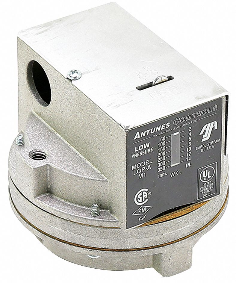 Antunes Pressure Switch,2" to 14" 803112502