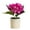 light purple, fuchsia, orange, light pink, variant on Simulation hydrangea bonsai silk flower simulation green plant indoor decoration artificial plant potted plant - Light pink
