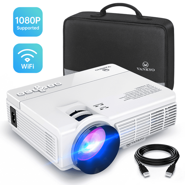 Vankyo Leisure 3 1080p Supported Mini Wifi Projector With Hours Lamp Life Led Portable Projector