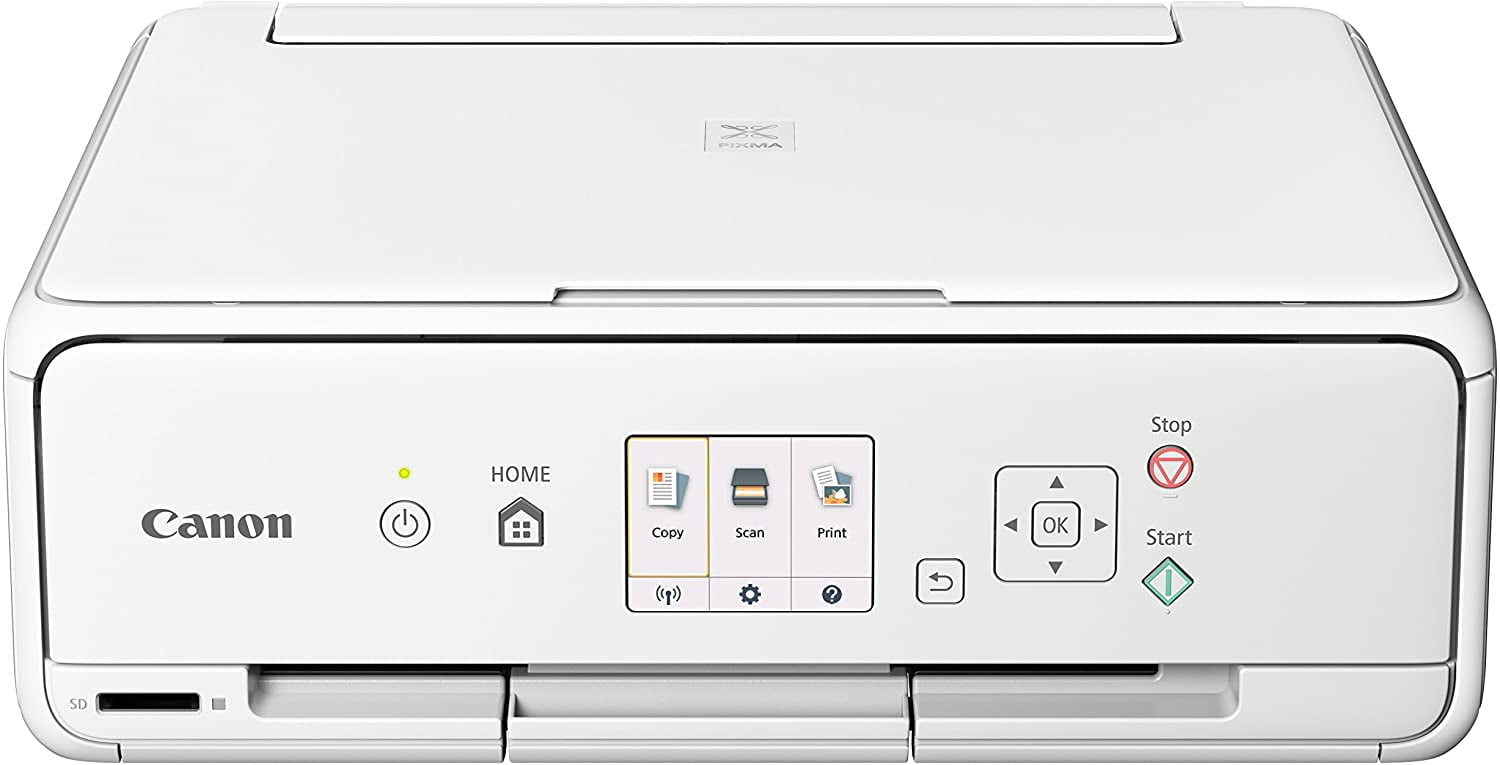 Canon Office Products PIXMA TS5020 WH Wireless color Photo Printer with Scanner & Copier, White