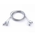 thumbnail image 2 of Cable de suspensión de luz 2 uds 2m Cables de alambre de suspensión de acero inoxidable ajustables cadenas colgantes para restaurante tienda luces del hogar, 2 of 5