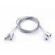 thumbnail image 2 of Cable de suspensión de luz 2 uds 2m Cables de alambre de suspensión de acero inoxidable ajustables cadenas colgantes para restaurante tienda luces del hogar, 2 of 5
