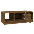 thumbnail image 3 of vidaXL Coffee Table Brown Oak 102x50x36 cm Engineered Wood, 3 of 5