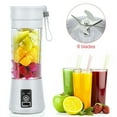 thumbnail image 1 of Portable Blender USB Rechargeable Personal Mixer for Smoothie and Shakes Mini Blender with Six Blades, 1 of 8