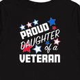 thumbnail image 4 of Inktastic Proud Daughter of a Veteran Veterans Day Girls Long Sleeve Toddler T-Shirt, 4 of 5