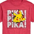 thumbnail image 3 of Pokémon - Pika Wall - Men's Short Sleeve Graphic T-Shirt, 3 of 5