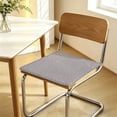 thumbnail image 3 of Chair Cushions with Straps Non Slip Cotton Linen Summer Squares 16x16 Inch for Dining Room Kitchen Chair, 3 of 6