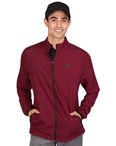 Zippered Golf Wind Breaker Jacket 