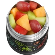 Thermos Vacuum Insulated Funtainer Food Jar with Spoon, Space, 10 ounce