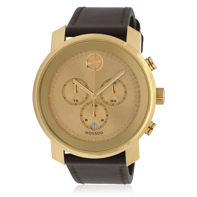 Movado 3600409 Bold Chronograph Leather Mens Watch