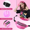 thumbnail image 4 of Accesorios de disfraz: trajes de los 80 para mujer de Halloween, 4 of 6