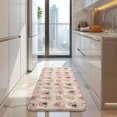 thumbnail image 4 of Beige Cow Checker Pattern Kitchen Rug Mat,Kitchen Runner Rugs Non Skid Washable,Decorative Kitchen Floor Mats for Kitchen,Sink,Laundry,17"x47.2", 4 of 7
