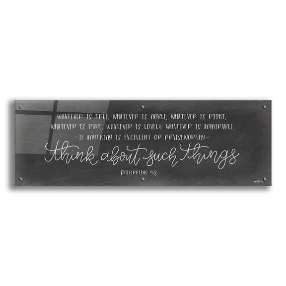 Epic Art 'Bathroom Sanctuary' by Imperfect Dust, Acrylic Glass Wall Art, 48" x 16"