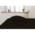 thumbnail image 2 of Full Size Bamboo Derived Rayon Bed Sheet Set - Softer than Cotton Sheets Full Size - Wrinkle Free - 16" Deep Pockets - 4 Piece - 1 Fitted Sheet, 1 Flat, 2 Pillowcases Full DarkBrown, 2 of 5