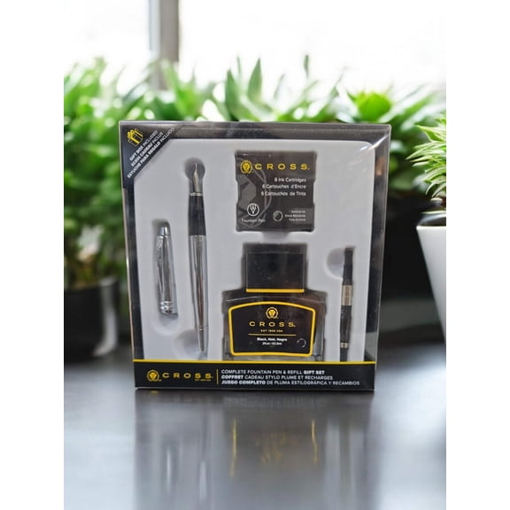 Cross Complete Fountain Pen Refill Gift Set, Bailey