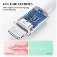 thumbnail image 2 of HSHDLDF [Apple MFi Certified] iPhone 3.5mm Headphones Adapter, Lightning to 3.5 mm Headphone/Earphone Jack Converter Audio Aux Adapter Dongle Compatible with iPhone 14 13 12 11 Pro Max XS XR X 8 7 [, 2 of 7