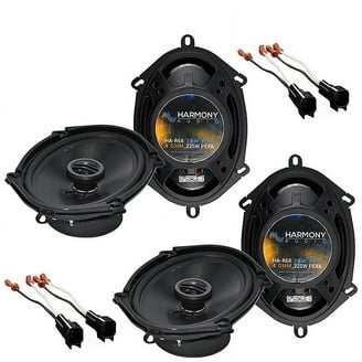 Harmony Audio 5.25" Speakers For 1986-1991 Honda Civic - Direct Replacement 2-Way Car Speakers, 75W RMS