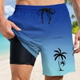 thumbnail image 2 of Kcolen Swim Trunks for Men 5 Inch High Elastic Waist Swimming Short Light Upf Swimsuit Men Men Swim Trunks Summer Beach Loose Fit Swimwear, 2 of 4