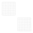 thumbnail image 1 of Youkk Stylish Metal Wire Guinea Pig Playpen Panel Cage Fence Portable and Durable plain white Grid 2Set, 1 of 6
