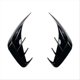 thumbnail image 1 of black Car rear bumper splitter canard spoiler for, 1 of 5