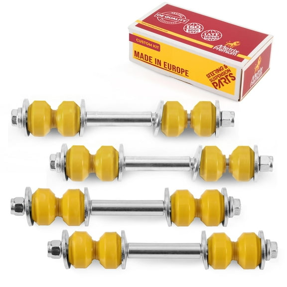 Metrix Premium Chassis Parts - 4 PC Front & Rear Sway Bar Stabilizer End Link Kit with GDX Fits 71-73 Buick Centurion, 87-92 Cadillac Brougham, 93-02 Chevrolet Camaro, K5252, K700532
