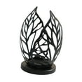 thumbnail image 4 of Candelabro de hoja, candelabro, decoración del Día de San Valentín, candelabro decorativo estético para Bar, boda, decoración del hogar , negro BLESIY Candelero, 4 of 8