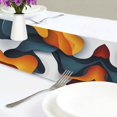 thumbnail image 4 of Yayeee Table Runner 90 inches Long Home Kitchen Dinning Party Decoration, Abstract Wavy, 4 of 7