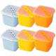 thumbnail image 1 of GOOHOCHY 6pcs Moldo de hielo individual Molda Silicona Cubo de hielo Hacer moldes con tapa para bebidas Cóctel, 1 of 7